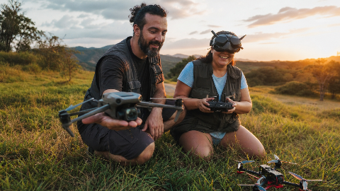 Capa do artigo DJI x FPV: O dilema da fotografia aérea, qual drone escolher?