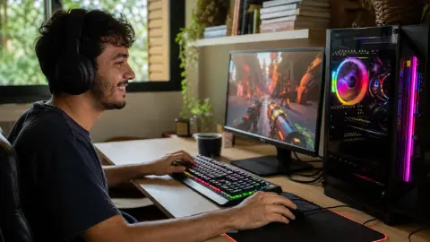 Capa do artigo Monte seu PC Gamer Potente sem Gastar Fortunas: O Guia Definitivo