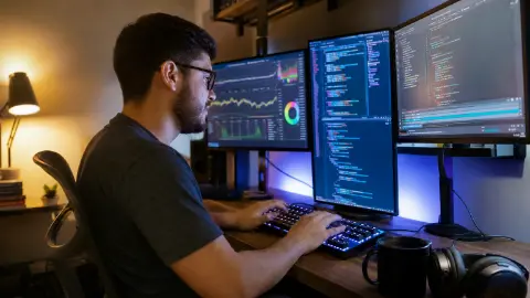 Capa do artigo Melhores Frameworks JavaScript para Desenvolvimento Web em 2026: Qual Vai Segurar a Onda?