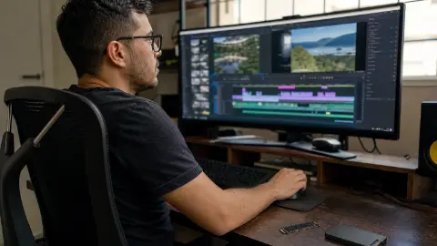 Capa do artigo SSD NVMe vs. SATA para edição de vídeo: Qual usar para turbinar seu trabalho?