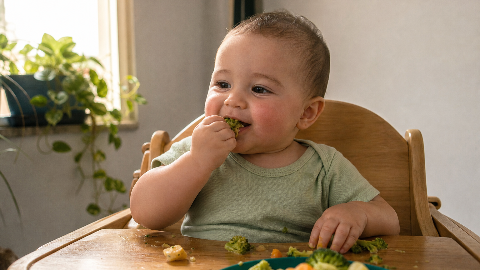 Capa do artigo Introdução Alimentar Participativa: O Que É e Como Começar com Seu Bebê?