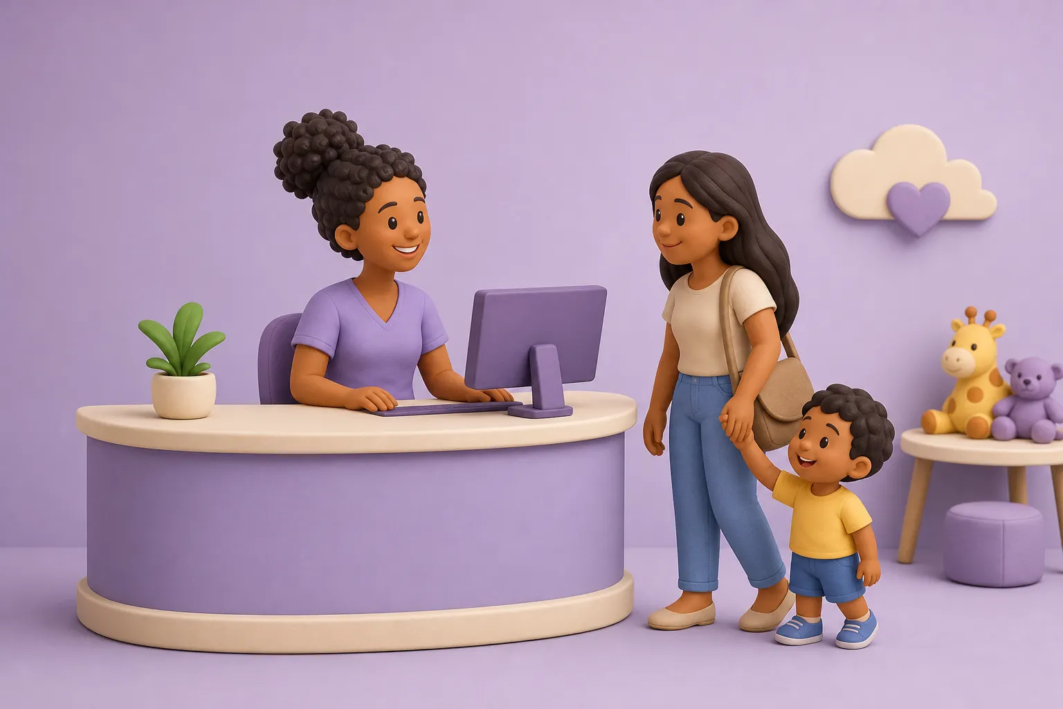 Recepcionista de Pediatria: Prática e Acolhimento